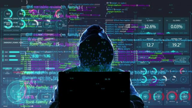 Cracking of online crimes and hackers on computer data information