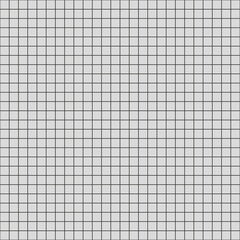 Square grid background. Geometric seamless pattern. Simple black lines. Vector illustration.