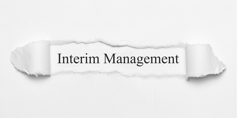 Interim Management	
