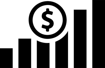 Growing Graph Icon Filled