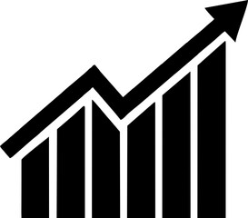 Growing Graph Icon Filled