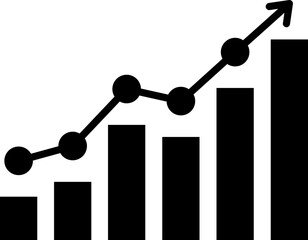 Growing Graph Icon Filled