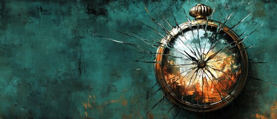 Fototapeta premium Temporal Fractures, Stopwatch