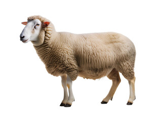 Obraz premium Sheep isolated on transparent background