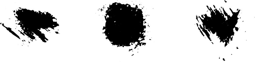 Black spot mark vector illustration for graphic design. Isolation vector spot.