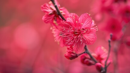 A simple and fresh red background that is smooth and uniform. It has a clean and pure appearance without any distractions. The red color is vibrant and eye - catching, creating a strong visual impact.