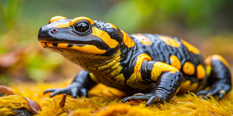 Fototapeta premium baroque fire salamander