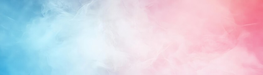 Colorful gradient smoke texture blending blue and red hues, perfect for backgrounds, banners, and artistic designs.
