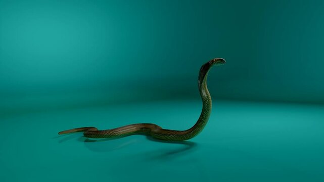 3d animation of a Cobra.