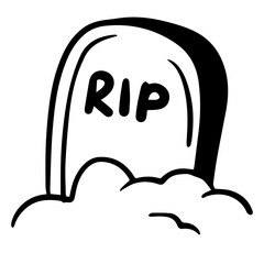 Halloween doodle element vector