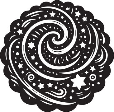 recommend clip art: cookie oatmeal glyph icon vector, cookie oatmeal glyph silhouette vector, isolated contour symbol black illustration