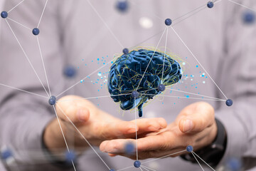 information intelligence brain ai digtal 3d artificial intelligence