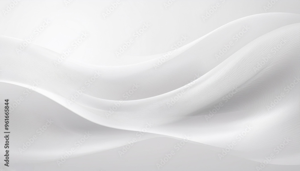 Poster abstract elegant background design with grey and white wave lines. horizontal gray background with w