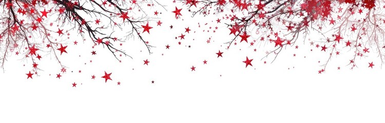 White background with red balls and snowflakes, decoration, vector illustration, white color scheme, white color, white background, high resolution, high quality, detail, sharpness, high definition