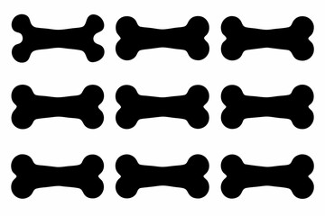 
Dog Bone vector bundle, Dog bone Svg, Dog bone icon set, Dog bone silhouette
