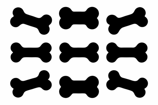 Dog Bone vector bundle, Dog bone icon set, Dog bone SVG