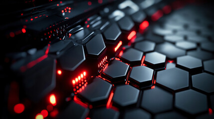 Obraz premium Abstract digital futuristic design. Advanced technology concept.