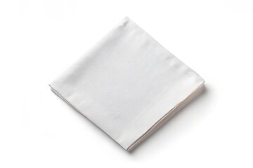 A premium napkin mockup with a clean and modern design, boasting a spacious area for your branding or
