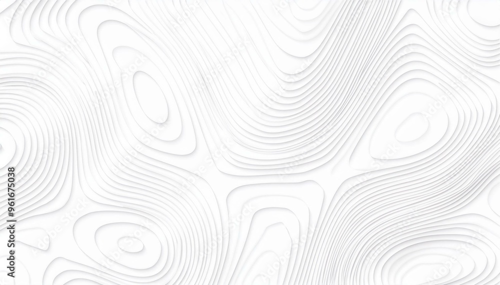 Poster abstract pattern with swirls abstract white wave paper curved reliefs background.panorama view gradi