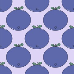 Blueberry pattern background