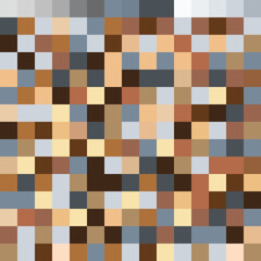 Brown and Grey Color Checkered pattern background vector