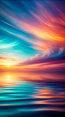 Naklejka premium Complex Gradient with Vibrant Hues and Layered Depth