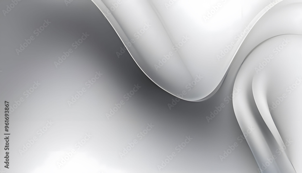 Poster abstract gradient glass morphism background, white. gray color. white wave pattern backgrounds abstr