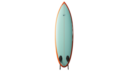 surfboard, sutdio view, isolated on transparent background.