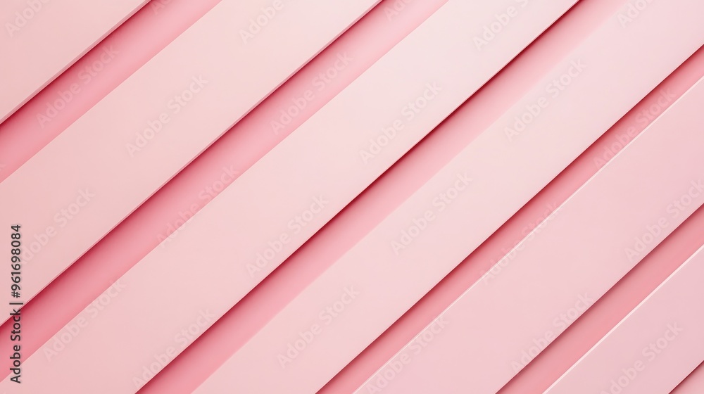 Poster pale pink background with a subtle, diagonal stripe pattern, creating a stylish and sophisticated lo