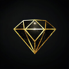 Gold Diamond Sparkle.