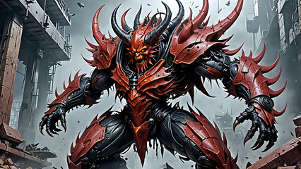 Abstraktion Der gro&szlig;e Zerst&ouml;rer der Realit&auml;t 16x9. Hintergrund f&uuml;r das Design 6.