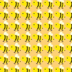 Flying bee background