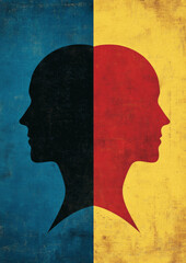 Individual psychology vs collective psychology concept background