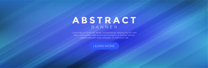 Abstract technology blue background with 3d concept. abstract particles blue wave background banner