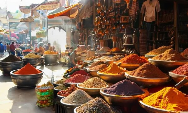 Arabian Nights Market Spice Bazaar, Video