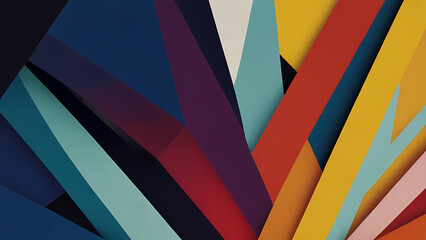 Obraz premium Abstract Geometric Modernism