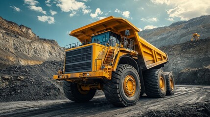 Large quarry truck dump truck quarry mining mining iron ore mining gold diamond copper