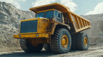 Large quarry truck dump truck quarry mining mining iron ore mining gold diamond copper