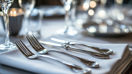 Elegant Table Setting.