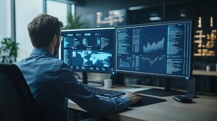 Fototapeta premium Business Analyst at Work