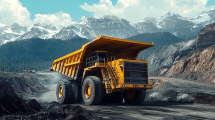 Large quarry truck dump truck quarry mining mining iron ore mining gold diamond copper