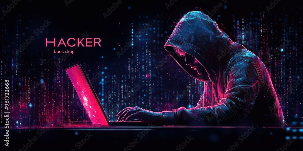 Poster hacker in action