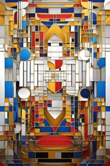 abstract background with squares