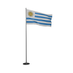 Fototapeta premium Uruguay Flag 3