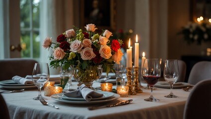 wedding table setting