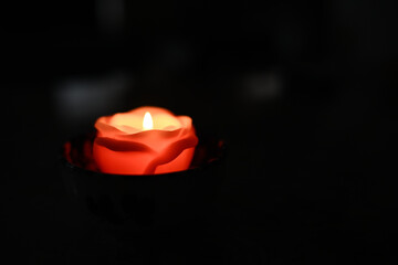 癒されるろうそく