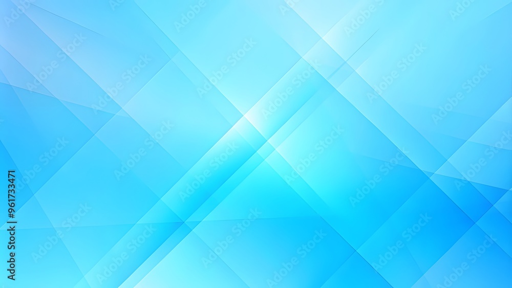 Poster Abstract light blue background. Vector abstract graphic design banner pattern presentation background web template. Abstract blue background. Vector graphics.