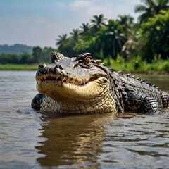 Fototapeta premium crocodile generative ai