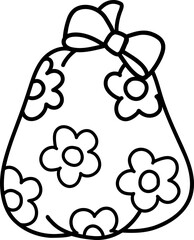 Cute Girly Halloween pumpkin Coquette Cartoon 