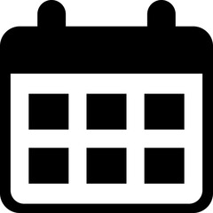 Calendar icon vector. Calendar symbol